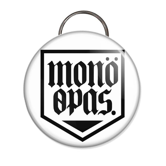 Shield logo ανοιχτηρομπρελόκ (λευκό)