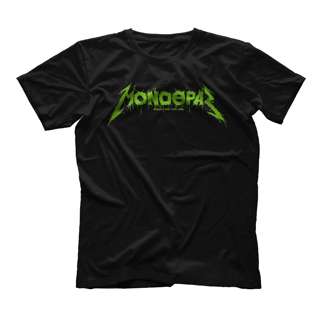 Splatter logo t-shirt (γλιτσοπράσινη πίσσα - lim. edition)